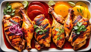 Explore best valuable food recipe for tandoori chicken (india)