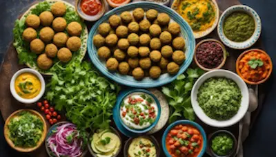 Explore best valuable food recipe for falafel (middle east)