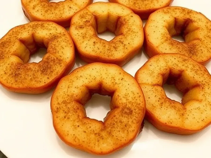 Dehydrator Recipes-Cinnamon-Spiced Apple Rings