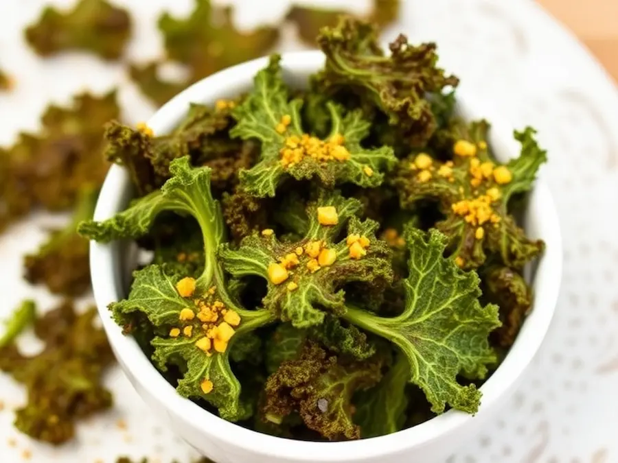 Dehydrator Recipes-Zesty Kale Chips