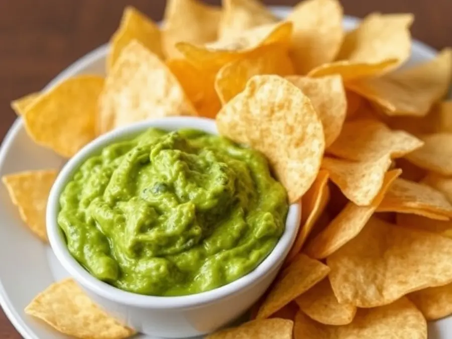 Guacamole and chips-tips for freshness