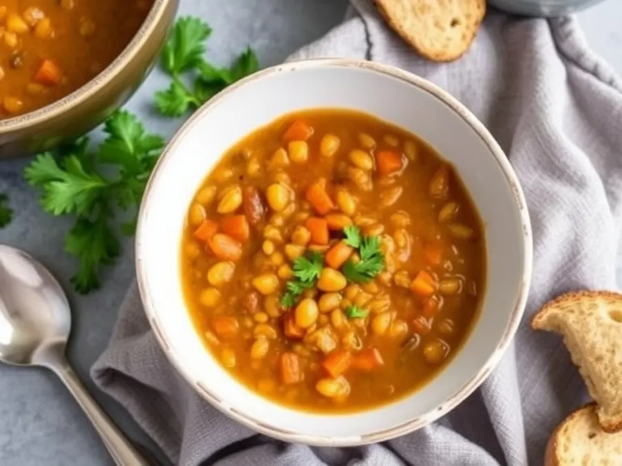 Instant pot lentil soup vegetarian instant pot 