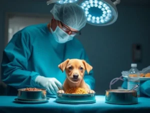 Pet food recipe for pain after surgery
