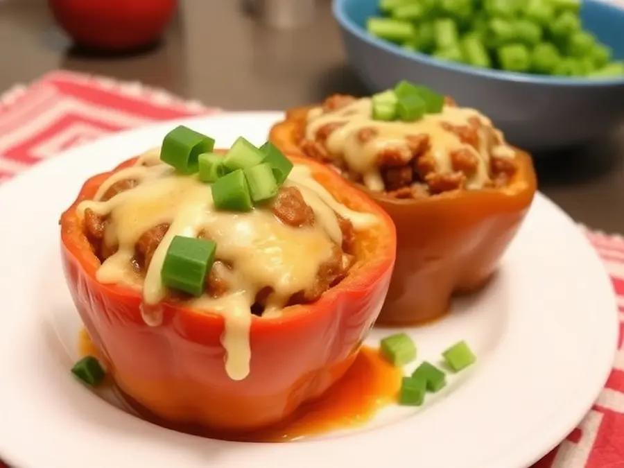 Taco Stuffed Peppers: How to Make Ground Beef Fun for Kids