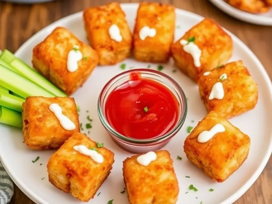 Tater tot appetizer-make star of the party