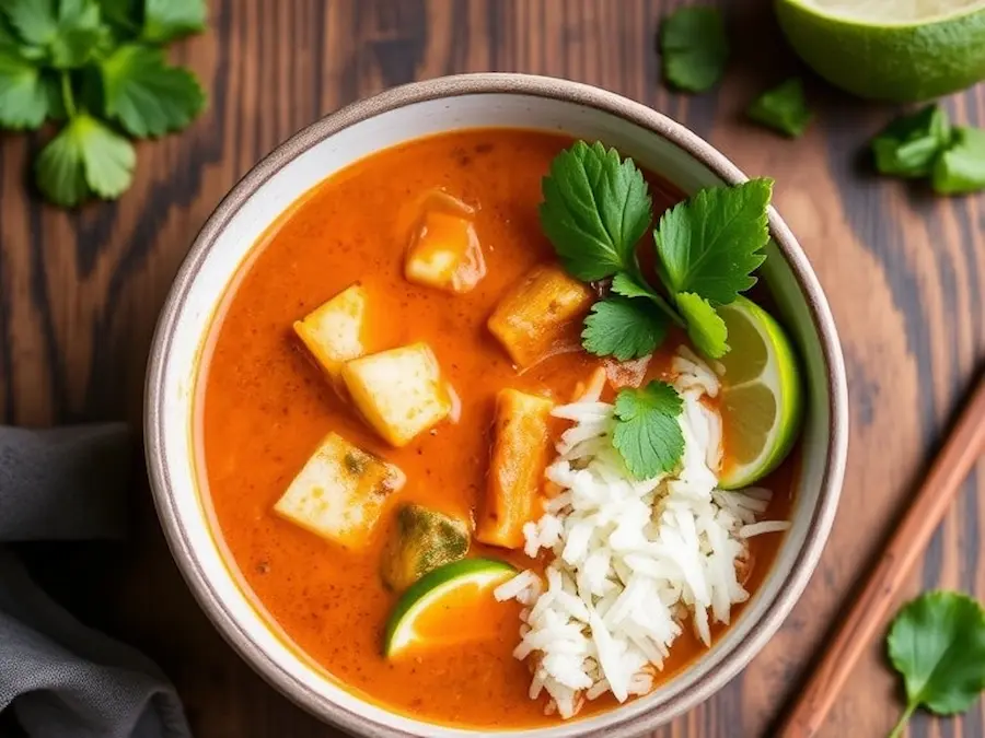 Thai red curry, vegetarian instant pot 