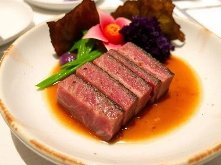 Tokyo cuisine- wagyu beef- culinary luxury