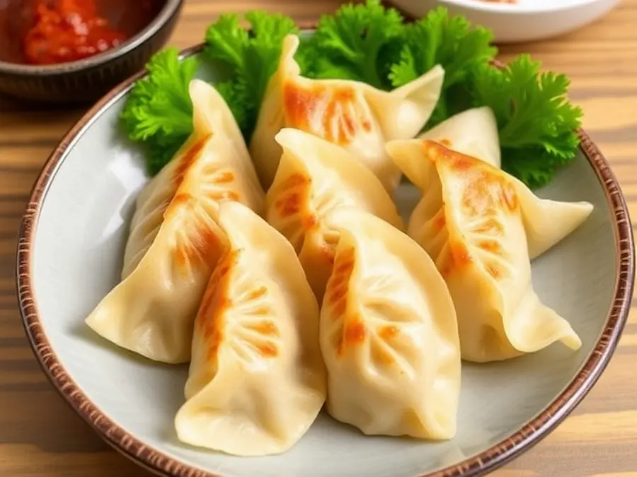 Asian Appetizers Recipes: Vegetable Gyoza (Japanese Dumplings)