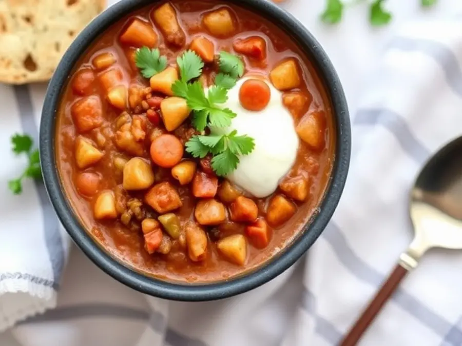 Vegetarian chili, vegetarian instant pot 