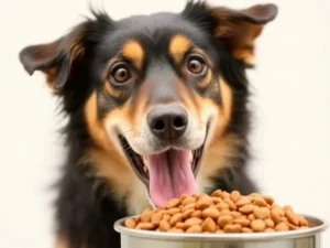 Vegetarian dog food for unique needs