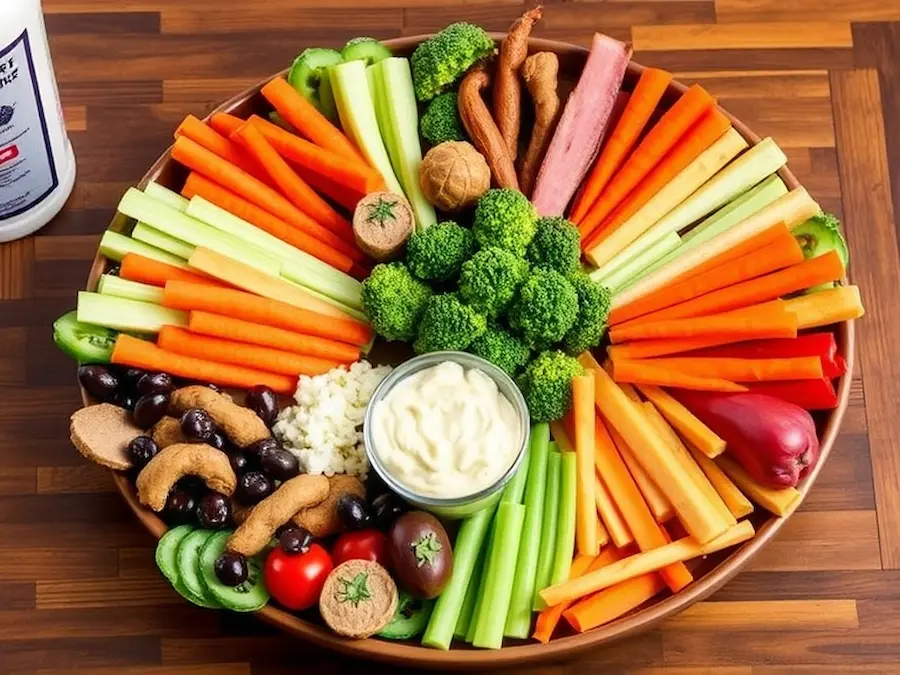 Veggie tray platter- a timeless favorite