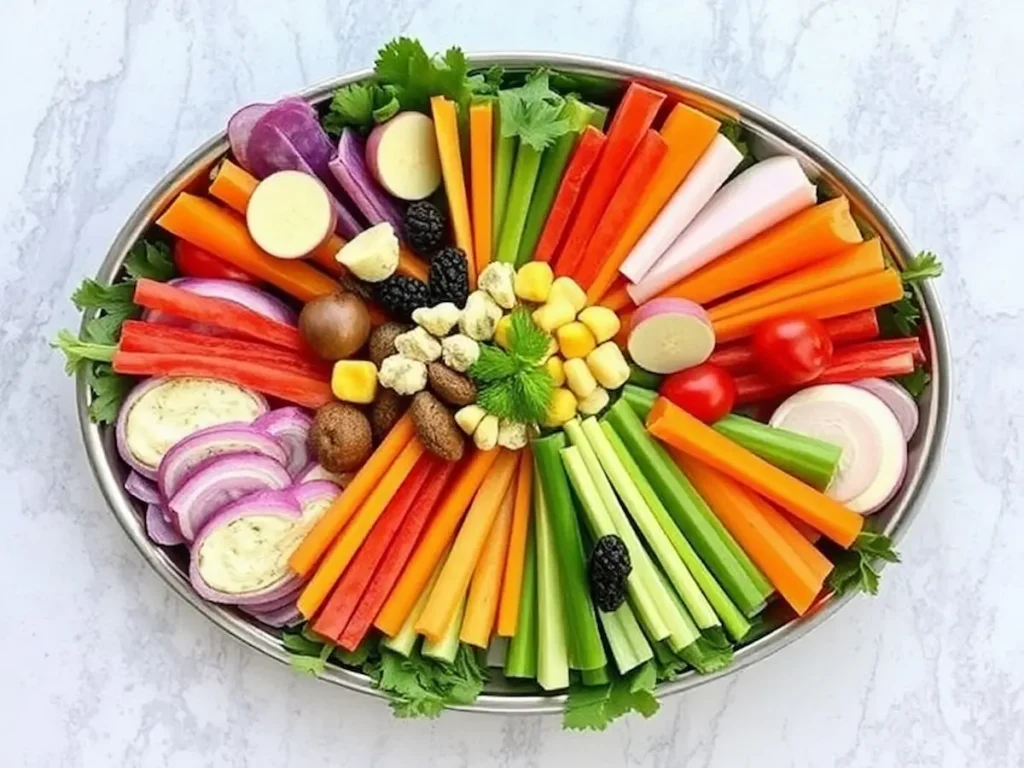 Veggie tray platter- simply irresistible