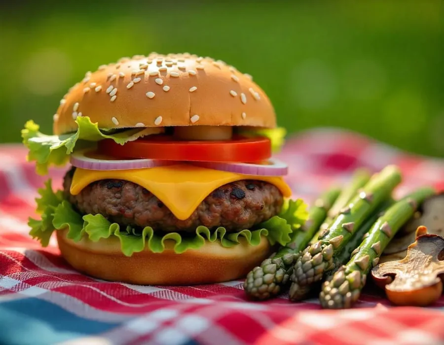 Normal Cheeseburger and vegetable-seared Food: Herbal Remedies That Help With Autoimmune Disease Symptoms