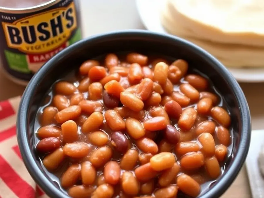 Simple Vegetarian Chili Recipe Featuring Bush's Baked Beans