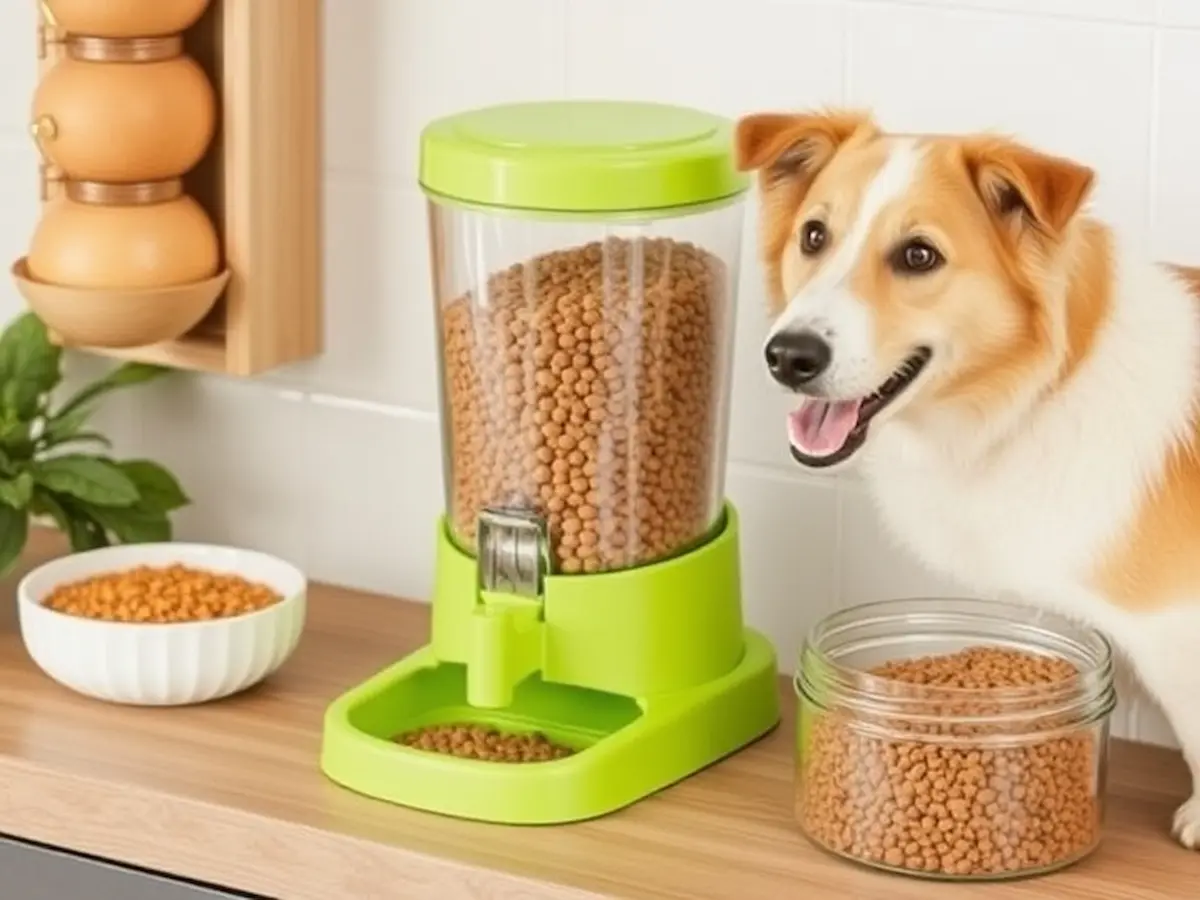 Buddeez Pet Food Dispenser Storage for Quality Recipes