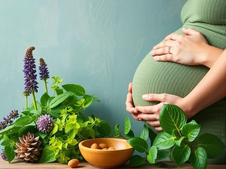 Herbs during pregnancy-power of medicinal plants