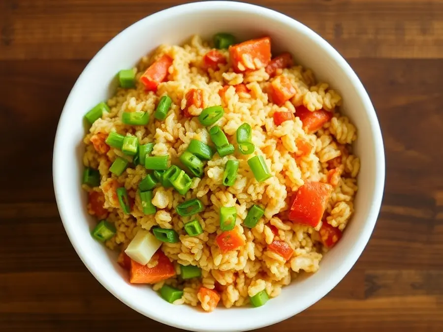 Kimchi fried rice- meat-free marvels