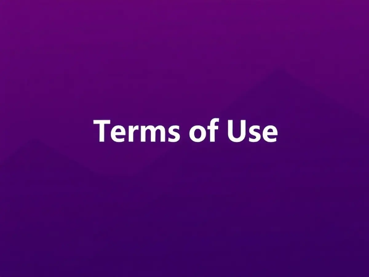 Terms Of Use