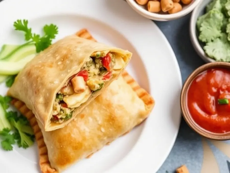 Vegetarian hot pockets- wholesome vegetarian fare