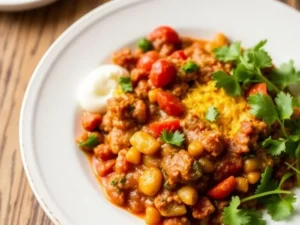Veggie tortilla goulash- fuel with compassion