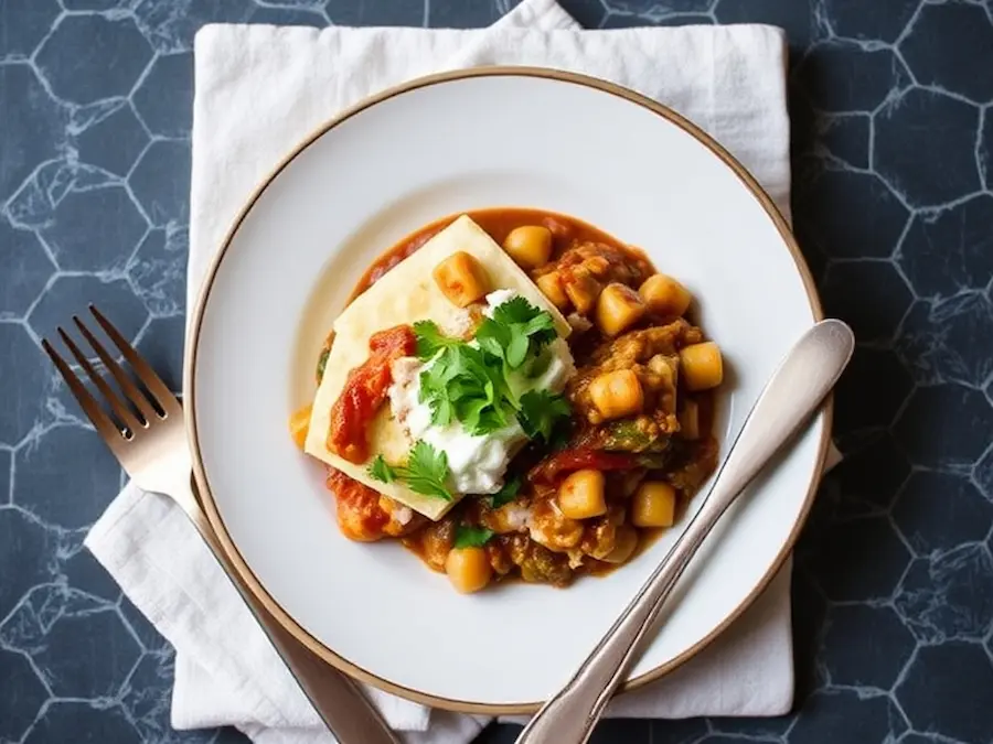 Veggie tortilla goulash- vibrant plant-based meals