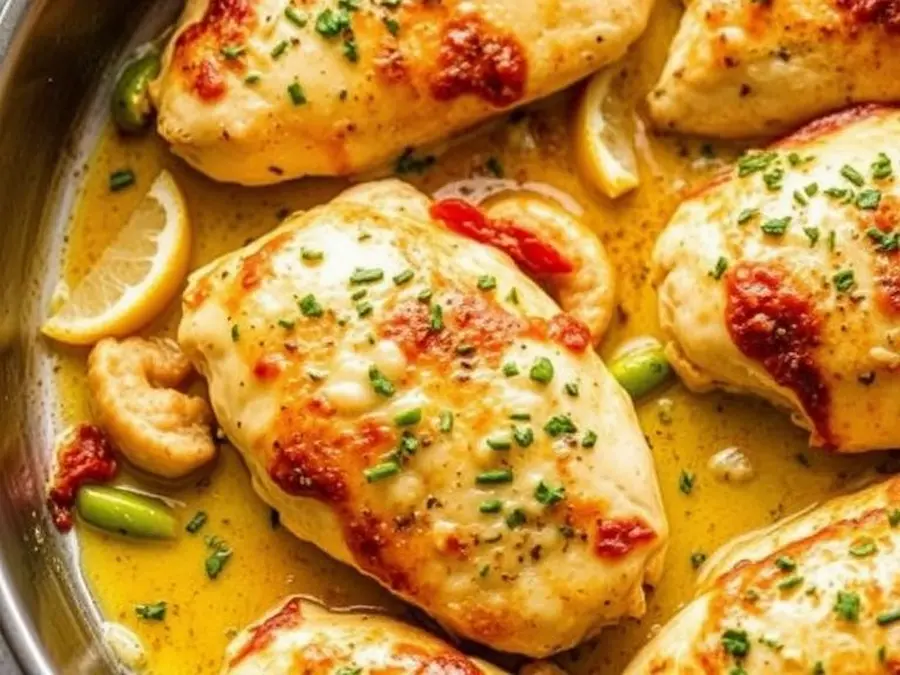 One-pan garlic parmesan chicken-love in every bite