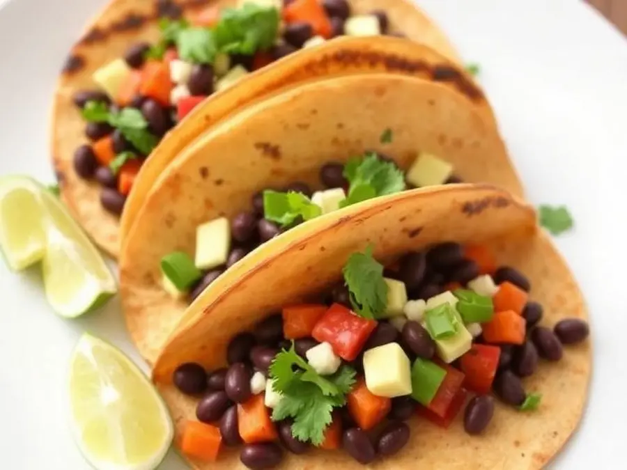 Sweet potato black bean tacos-perfect for every occasion