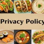Privacy Policy in bold with abstract safe visuals